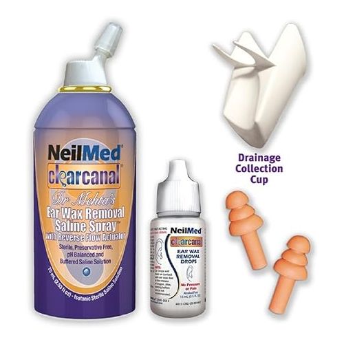  NeilMed Clearcanal Ear Wax Removal Complete Kit 2.5oz (75mL)