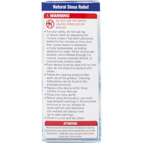  NeilMed Sinus Rinse Starter Kit With 5 Packets (Pack of 5)