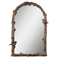 Neiman Marcus Large BIRD BRANCH Plaza Arch 37 Wall Mirror Vanity Mantel