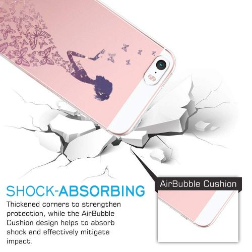  Neivi Compatible Case for iphone5/5s CoverSlim Marble Soft Silicone TPU Protective