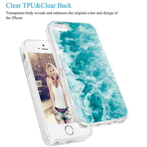  Neivi Compatible Case for iphone5/5s CoverSlim Marble Soft Silicone TPU Protective