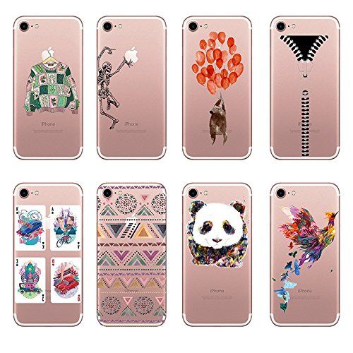  Neivi Case Compatible with iphone7 Cover Slim Flamingo Soft Silicone TPU Protective