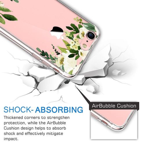  Neivi Case Compatible with iphone7 Cover Slim Flamingo Soft Silicone TPU Protective