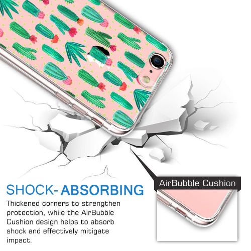  Neivi Case Compatible with iphone7 Cover Slim Flamingo Soft Silicone TPU Protective