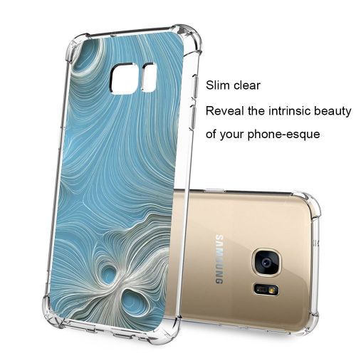  Neivi Case Compatible Phone for Samsung Galaxy S7 Replacement for Ultra Slim Protective Clear Soft TPU Reinforced Corners