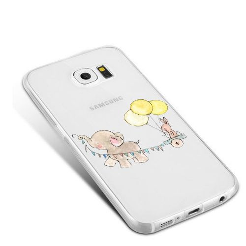  Neivi Case Compatible with Galaxy S6 Case Cover Slim Clear Design Reinforced TPU