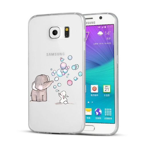  Neivi Case Compatible with Galaxy S6 Case Cover Slim Clear Design Reinforced TPU