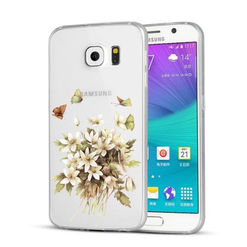  Neivi Case Compatible with Galaxy S6 Case Cover Slim Clear Design Reinforced TPU