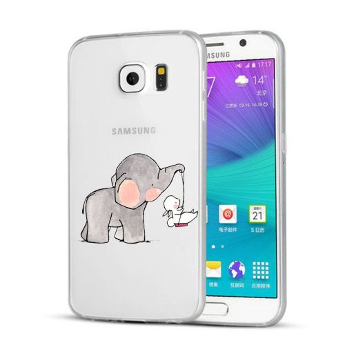  Neivi Case Compatible with Galaxy S6 Case Cover Slim Clear Design Reinforced TPU