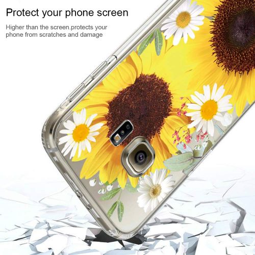  Neivi Case Compatible with Galaxy S6 Case Cover Slim Clear Design Reinforced TPU