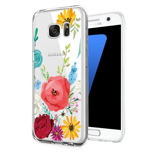  Neivi Case Compatible with Galaxy S6 Case Cover Slim Clear Design Reinforced TPU