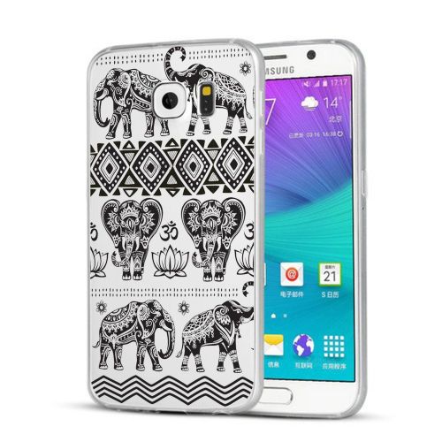  Neivi Case Compatible with Galaxy S6 Case Cover Slim Clear Design Reinforced TPU