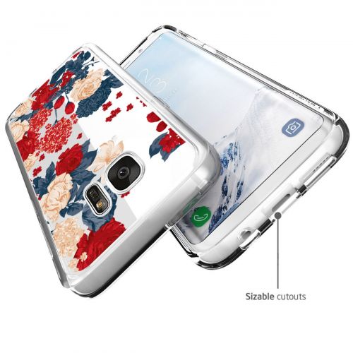  Neivi Case Compatible with Galaxy S6 Case Cover Slim Clear Design Reinforced TPU