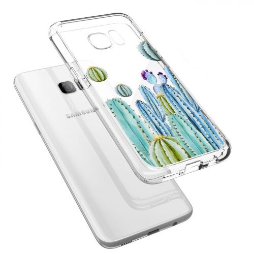  Neivi Case Compatible with Galaxy S6 Case Cover Slim Clear Design Reinforced TPU