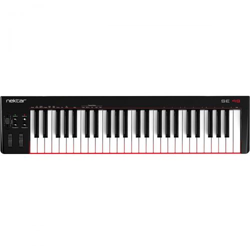  Nektar},description:The Impact SE49 is a USB keyboard controller with a 49-key, full-size keyboard, pitch bend, modulation wheel and foot switch. Octave buttons are available any t