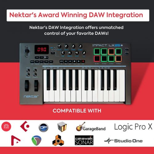  [아마존베스트]Nektar Midi Controller (IMPACT LX25+)