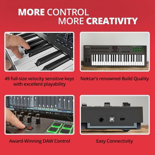  [아마존베스트]Nektar Impact LX49+ Keyboard Controller