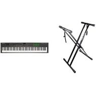 [아마존베스트]Nektar Impact LX88 + USB MIDI Keyboard Controller with Nectar DAW Integration & RockJam Xfinity Double Braced Pre Highly Parametered Keyboard Stand Assembled with Locking Tabs