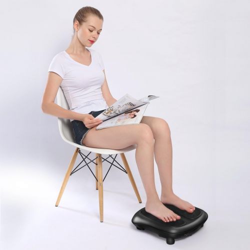  [아마존 핫딜]  [아마존핫딜]Nekteck Foot Massager with Soothing Heat, Shiatsu Heated Deep Kneading Foot Massager Machine for Plantar Fasciitis, Built-in Infrared Heat Function and Power Cord - Black