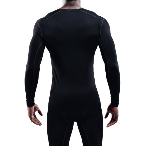  Neleus Mens 3 Pack Athletic Compression Sport Running Long Sleeve T Shirt