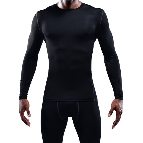  Neleus Mens 3 Pack Athletic Compression Sport Running Long Sleeve T Shirt