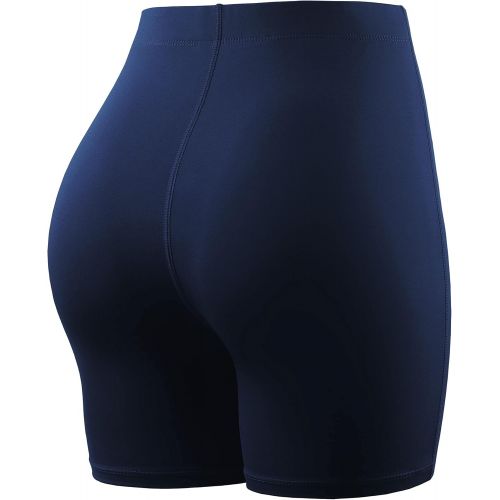  Neleus Womens 4 Running Short 3 Pack High Waist Yoga Shorts