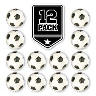 Neliblu Soccer Sports Stress Balls Bulk Pack of 12 Relaxable 2 Stress Relief Soccer Squeeze Balls