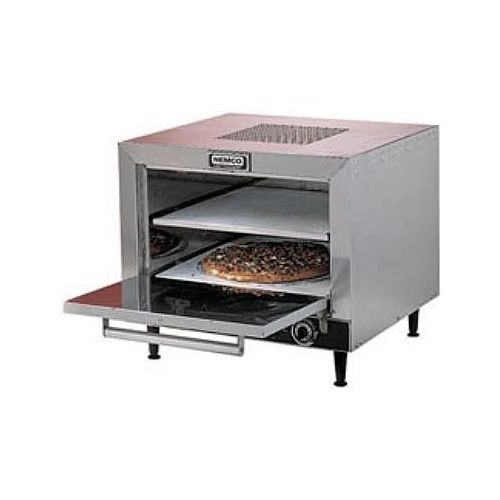  [아마존베스트]Nemco (6205-240) 25 Countertop Pizza Oven w/ Square Stone Decks