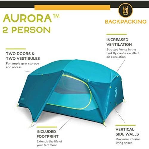  Nemo Aurora 3 Person Backpacking Tent