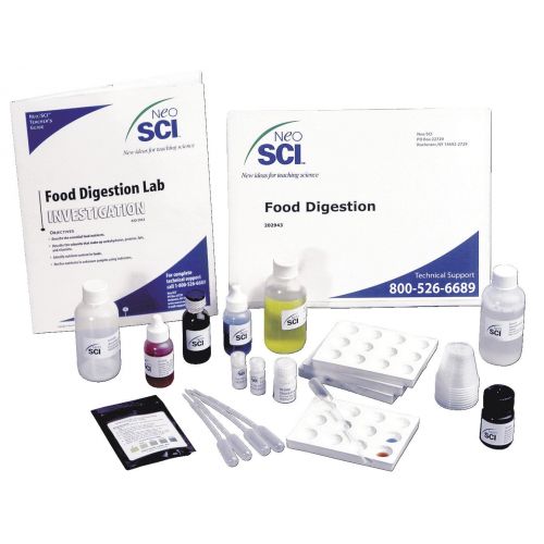  Neo/Sci Corporation Neo/SCI 20-2943 Food Digestion Lab Kit, For 40 Students