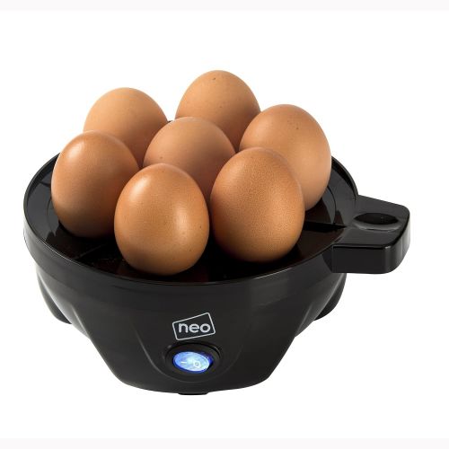  Neotechs Stainless Steel Electric Egg Boiler Cooker Poacher & Steamer Fits 7Eggs