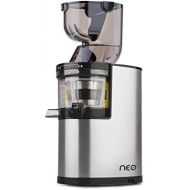 Neo XL400 - 400W Whole Slow Juicer / Edelstahl / XXL Einfuellhals - inkl Sorbet Kit und lebenslanger Garantie auf den Motor