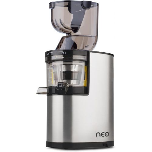  Neo XL400 - 400W Whole Slow Juicer / Edelstahl / XXL Einfuellhals - inkl Sorbet Kit und lebenslanger Garantie auf den Motor