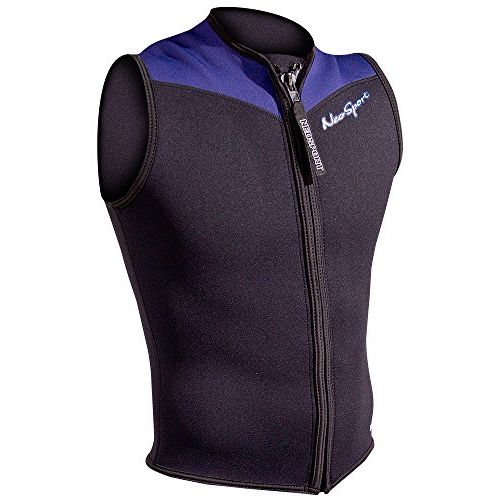  Neo-Sport NeoSport Wetsuits Mens Premium Neoprene 2.5mm Zipper Vest