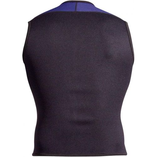  NeoSport Men’s Women’s Unisex Wetsuit Zipper Vest - 2.5mm Premium - 4-Way Stretch Neoprene - 50+ UV SHIELD