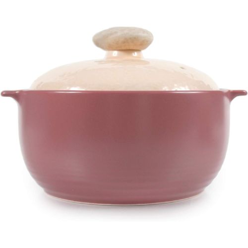  [아마존베스트]Neoflam Kiesel 1.5qt Non-Stick Ceramic Casserole, Dutch Oven, Clay Pot, Stockpot for Stew, Soup, Steam, Scratch Resistant, Microwave, Oven Safe, Lilac