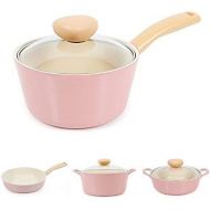 Neoflam Retro 7 Piece Ceramic Nonstick Cookware Set in Pink