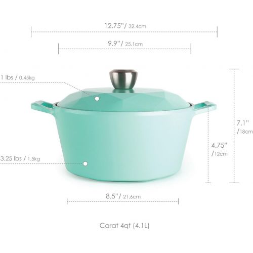  Neoflam Carat 5-Piece Ceramic Nonstick Cookware Set, Fresh Green