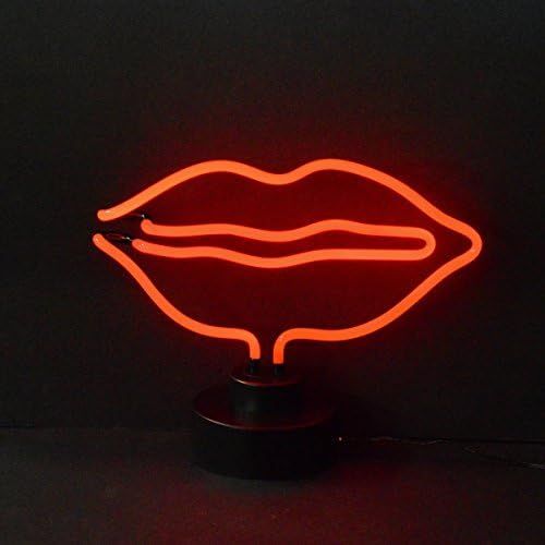  Neonetics Business Signs Lips Neon Sign Sculpture