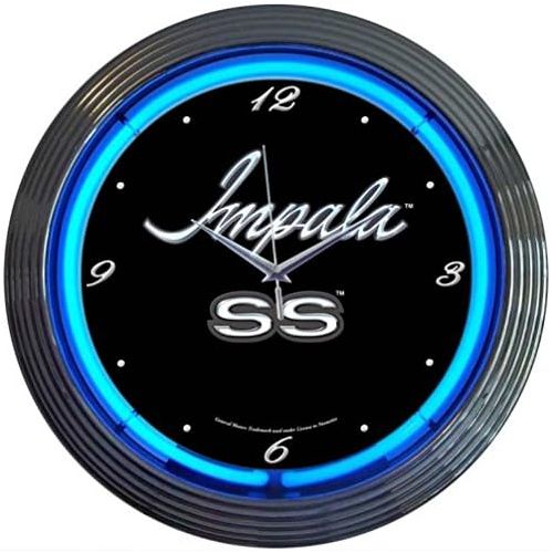  Neonetics Cars and Motorcycles Impala Neon Wall Clock, 15-Inch