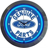 Neonetics Ford Genuine Parts Neon Wall Clock, 15-Inch