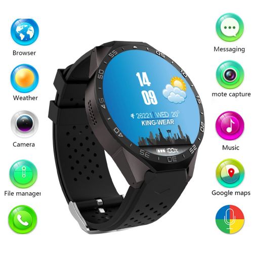  Neoon Bluetooth GPS Camera Smart Watch 1.39 IPS OLED Screen,512MB+4GB Smartwatch Support SIM Card WiFi, Call Reminder Smart Wrist Watch,Phone Watch for Android Samsung IOS Iphone Men Wom