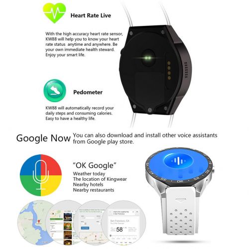  Neoon Bluetooth GPS Camera Smart Watch 1.39 IPS OLED Screen,512MB+4GB Smartwatch Support SIM Card WiFi, Call Reminder Smart Wrist Watch,Phone Watch for Android Samsung IOS Iphone Men Wom