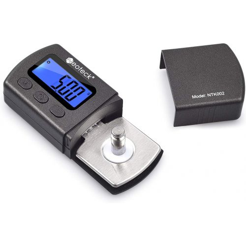  Neoteck Digital Turntable Stylus Force Scale Gauge 0.01g/5.00g Blue LCD Backlight for Tonearm Phono Cartridge