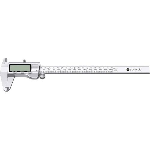  [아마존베스트]Neoteck 8 inch Digital Caliper, Stainless Electronic Calipers Measuring Tool, Fractions/inch/Millimeter Conversion - [Upgrade]