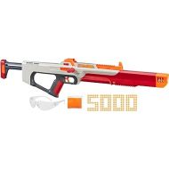 Nerf Pro Gelfire Ghost Bolt Action Blaster, Removable Boost Barrel, 5000 Gel Rounds, 100 Round Integrated Hopper, Eyewear, Ages 14 & Up