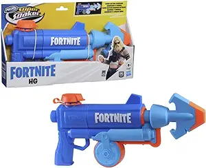 NERF Super Soaker Fortnite HG Water Blaster - Pump-Action Soakage for Outdoor Summer Water Games - for Teens, Adults