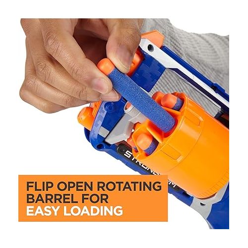 너프 NERF N Strike Elite Strongarm Toy Blaster with Rotating Barrel (Amazon Exclusive)