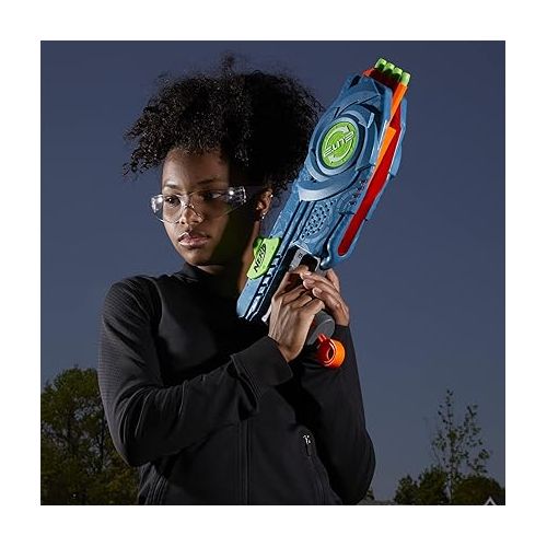 너프 NERF Elite 2.0 Flip-8 Blaster with 8-Dart Capacity, Multicolor, Unisex Kid Toy