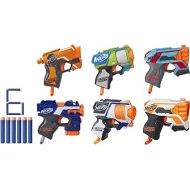 NERF MicroShots 6-Blaster Bundle - 6 Mini Dart-Firing Elite Blasters and 6 Official Elite Darts - Kids, Teens, Adults (Amazon Exclusive), 1.73 x 16.5 x 10.98 inches